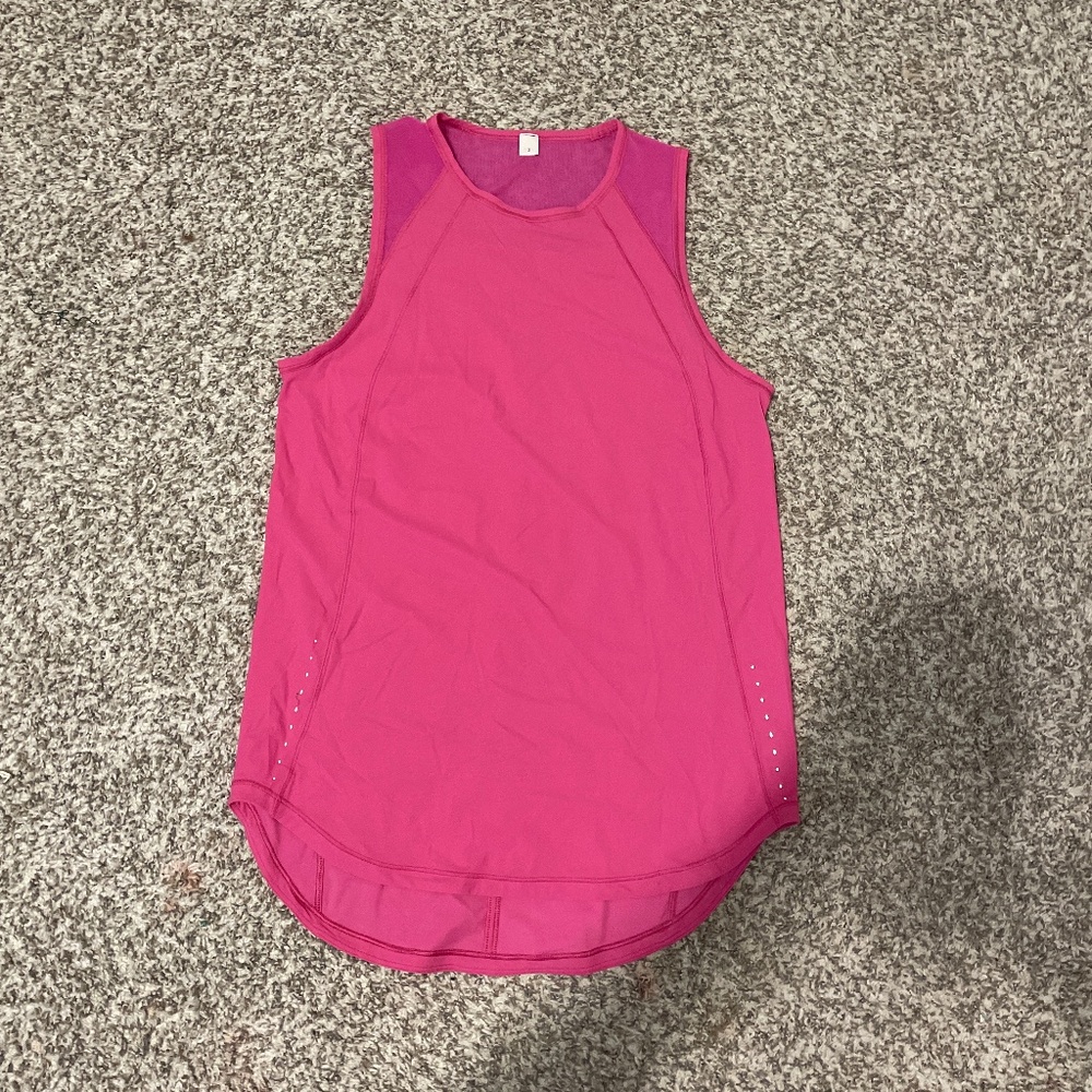 Pink Lululemon Tank - Picture 2 of 4